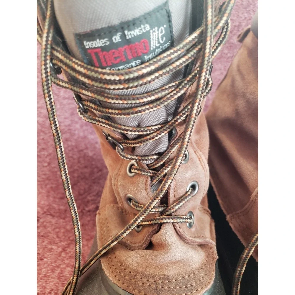 Tingley Thermo-lite Insulated Winter Waterproof Bottom Boots Size 11 Black Brown